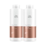 Kit Wella Fusion Repair Shampoo + Condicionador 1L