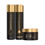 Kit Sebastian Dark Oil Shampoo 250ml + Condicionador 250ml + Mscara 150ml