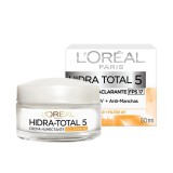 Creme Facial L'Oral Hidra Total 5 SPF17 Clareador 50ml