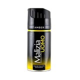 Desodorante Malizia Uomo Amber EDT Masculino 150ml