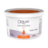 Cera Depilatria de Microondas Depilart Mel 200g