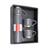 Kit Garrafa Trmica PC-03 500ml Grey