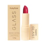 Batom Ruby Rose GLASS Velvety HB-548