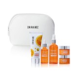 Kit de Skin Care Dr Rashel Vitamin C Brightening & Anti-Aging com Estojo 5pcs