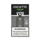 Dispositivo Descartvel Ignite V120 12000 Puffs Black Lemon Lime