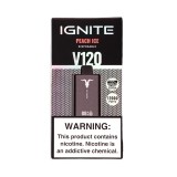 Dispositivo Descartvel Ignite V120 12000 Puffs Black Peach Ice