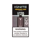 Dispositivo Descartvel Ignite V120 12000 Puffs Black Pomegranate Lemon