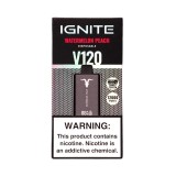 Dispositivo Descartvel Ignite V120 12000 Puffs Black Watermelon Peach