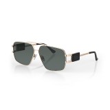 culos de Sol Daniel Klein DK3268-C2 Masculino Cinza/Dourado