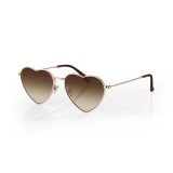 culos de Sol Daniel Klein DK4321-C1 Feminino Marrom/Dourado