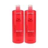 Kit Capilar Wella Invigo Color Brilliance Normal Shampoo + Condicionador 1L