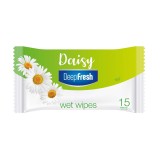 Lenos Umedecidos Removedores de Maquiagem Deep Fresh Flower Daisy 15pcs