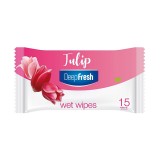 Lenos Umedecidos Removedores de Maquiagem Deep Fresh Flower Julip 15pcs