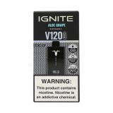 Dispositivo Descartvel Ignite V120 PRO 12000 Puffs Black Aloe Grape