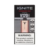 Dispositivo Descartvel Ignite V120 PRO 12000 Puffs Rose Gold Strawberry Razz
