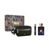 Kit Perfume Versace Dylan Blue Masculino com Necesser 3pcs