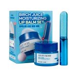 Kit Round Lab Birch Juice Moisturizing Lip Balm + Mini Aplicador