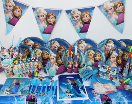 Anúncio: Kit Para Anivers Rios Frozen 14 Pe As X 10 Unidades