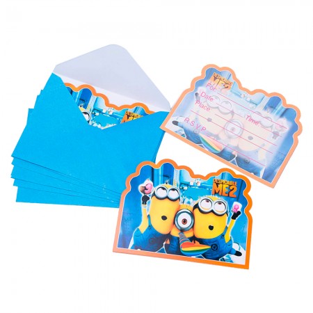 Anúncio: Convite para Festa Minions 10 Unidades