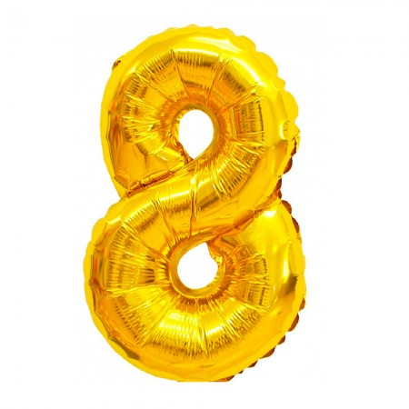 Anúncio: Bal O Metalizado N 8 Dourado 32 Polegadas