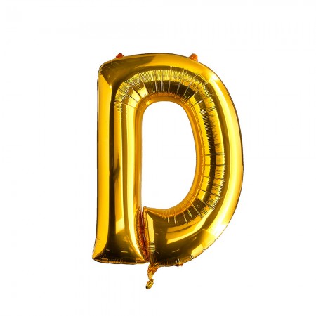 Anúncio: Bal O Para Festas Letra D T16 Dourado
