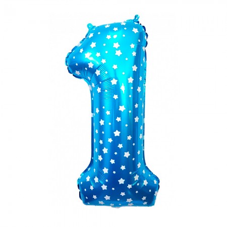 Anúncio: Bal O Para Festas N Mero 1 Azul T32