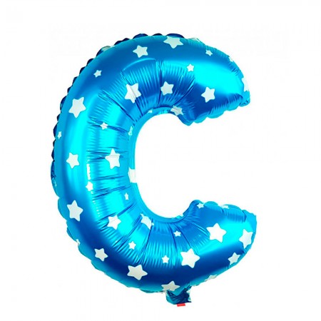 Anúncio: Bal O Para Festas Letra C T16 Azul