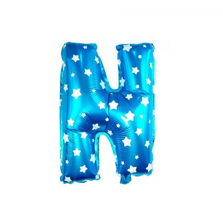 Anúncio: Bal O Para Festas Letra N Azul T16