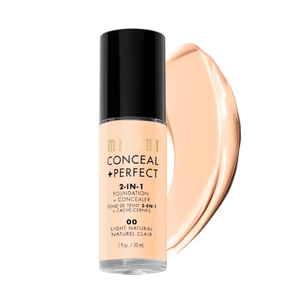 Anúncio: Base Corretivo Milani Conceal + Perfect 2-In-1 00 Light Natural 30ml