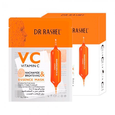 Anúncio: Mascara Facial Dr Rashel Vc Vitamin C Niacinamide Brightening Drl 1489 5pcs