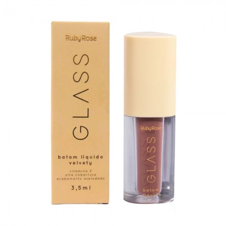 Anúncio: Batom Liquido Ruby Rose Glass Velvety Hb 578