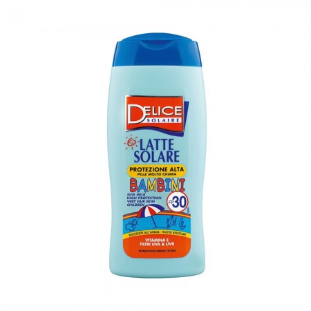 Anúncio: Protector Solar Delice Solaire Latte Solare Bambini SPF30 250ml