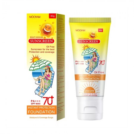 Anúncio: Creme Protetor Solar Mooyam Beauty Skincare Sunscreem Spf70 40g