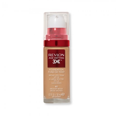 Anúncio: Base Facial Revlon Age Defying 3X 40 Medium Beige