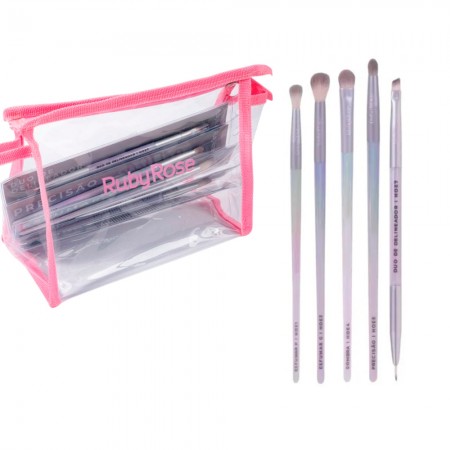 Anúncio: Kit De Pinceis Para Olhos Ruby Rose 5pcs