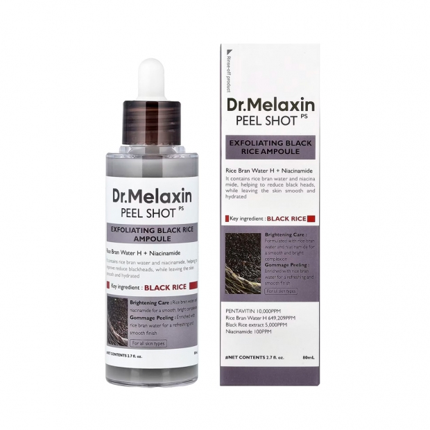 Anúncio: Ampola Esfoliante Dr Melaxin Peel Shot Exfoliating Black Rice 80ml