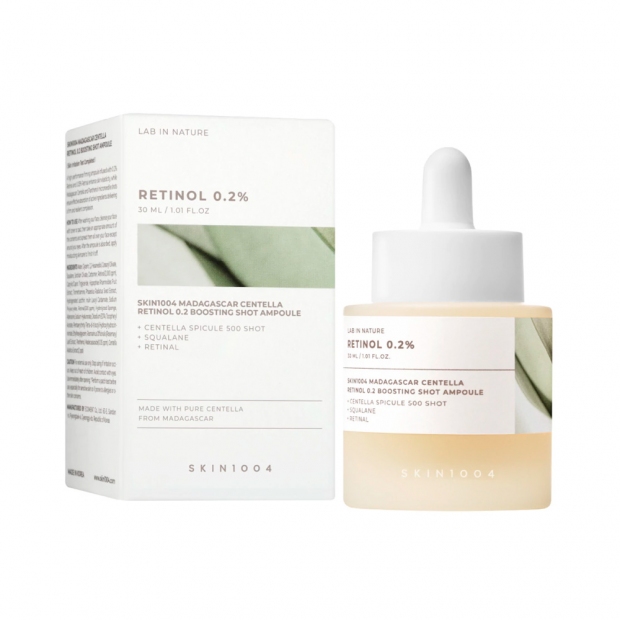 Anúncio: Ampola Facial SKIN1004 Madagascar Centella Retinol 0.2 Boosting Shot 30ml