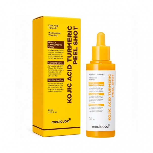Anúncio: Esfoliante Facial Medicube Kojic Acid Turmeric Peel Shot 80ml