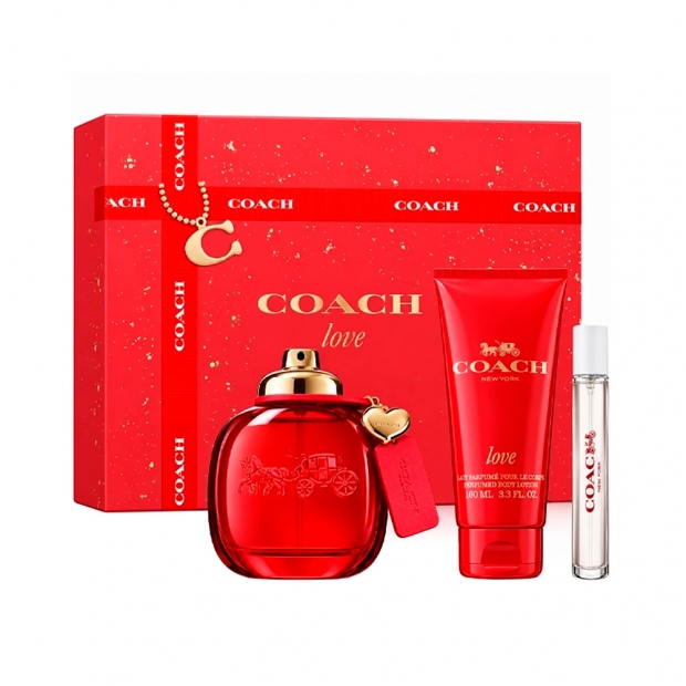 Anúncio: Kit Perfume Coach Love EDP Feminino 3pcs