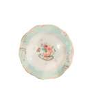 Prato de Porcelana com Desenhos de X�cara e Flores