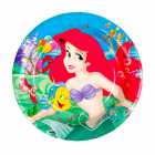 Pratos Descart�veis para Festa Ariel 10 Unidades 23 x 23 cm