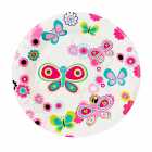 Pratos Descart�veis para Festa Borboleta 10 Unidades 23 x 23 cm