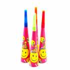 Cornetas para Anivers�rio Smiley 10 Unidades