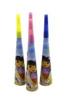 Cornetas para Anivers�rio Dora 10 Unidades