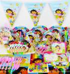 Kit para Anivers�rios Dora 14pcs