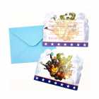 Convite para Festa Super Her�is 10 Unidades