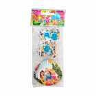Kit Party Flavor Toppers e Forminhas para Cupcake Princesas 24pcs