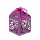 Caixas de Lembrancinhas para Festa P�ssaros T06 Lilas 25pcs