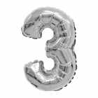Bal�o N�mero 3 Prata 32 Polegadas