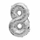 Bal�o N�mero 8 Prata 32 Polegadas